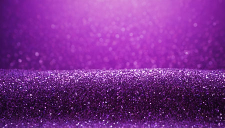 Purple glitter background with bokeh defocused lights. 3d renderingの素材
