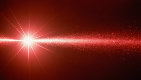 star with lens flare and bokeh effect made in 3d softwareの素材