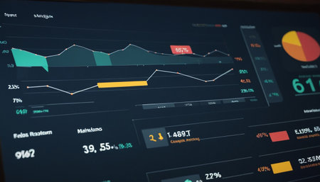 Stock market data on monitor. Abstract stock market data on monitor. Stock market data on monitor. Stock market data on monitor. Business finance data on monitor. Stock market data on monitor.の素材