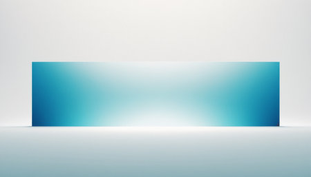 Abstract blue background with light and shadow. 3D rendering. Mock up.の素材