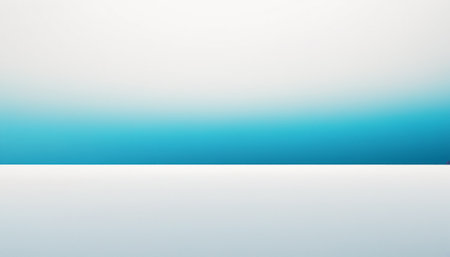 Empty white and blue background with copy space for your text or image.の素材