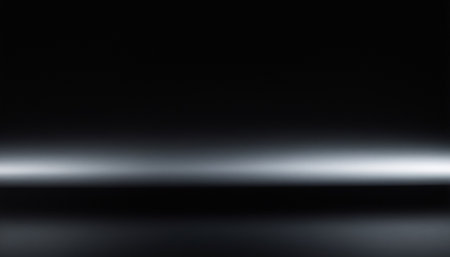 Abstract black background with light from the spotlights. 3d renderの素材