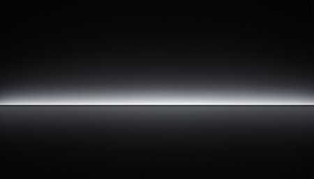 Black and white light in the dark. 3d rendering. Computer digital drawing.の素材