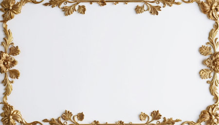 Decorative frame on a white background. Place for your text.の素材