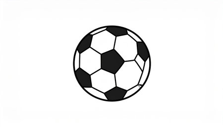 Soccer ball isolated on a white background. Vector illustration. Eps 10.の素材