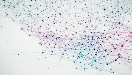 Abstract network connection background. Technology concept. 3D Rendering.の素材