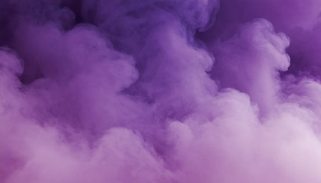 Purple cloud of smoke. Abstract background. Texture fog. Design element.の素材