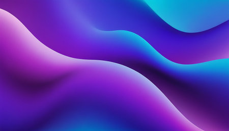 abstract background with blue and purple gradient. 3d vector illustrationの素材