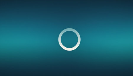 abstract blue background with circle - 3d rendering, computer generated imagesの素材