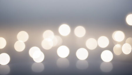 Defocused lights bokeh abstract background, defocused lights.の素材