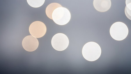Bokeh lights abstract background. Festive Christmas and New Year concept.の素材