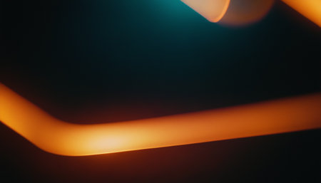 abstract background with bokeh defocused lights and shadow.の素材