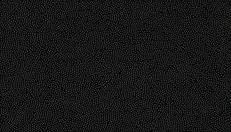 Seamless pattern of black and white dots on a black backgroundの素材