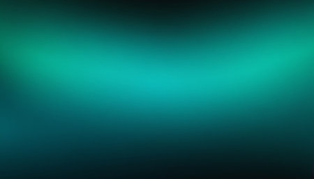 abstract background with smooth lines in green and turquoise colorsの素材