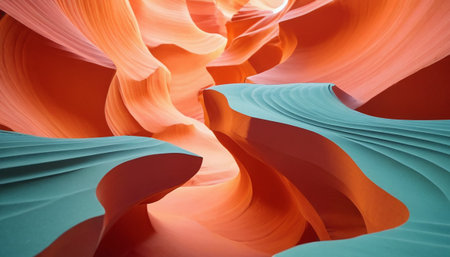 Fantastic colors of Antelope Canyon in Page, Arizona, USAの素材