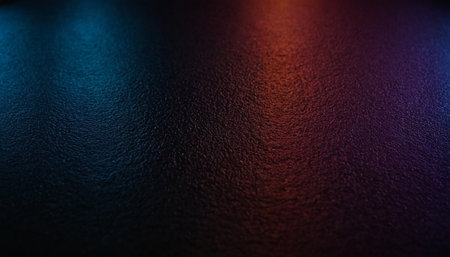 abstract dark background with blue and red light. 3d renderingの素材