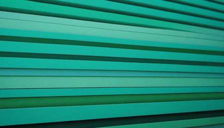 Background texture of a wall made of corrugated sheets of green colorの素材