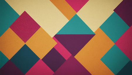 Colorful geometric background. Abstract geometric shapes. Minimal design.の素材
