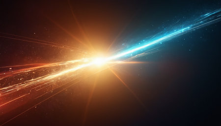 Abstract lens flare, light leaks, overlays. Abstract background.の素材