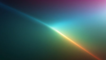 abstract colorful background with lens flare and bokeh effect.の素材