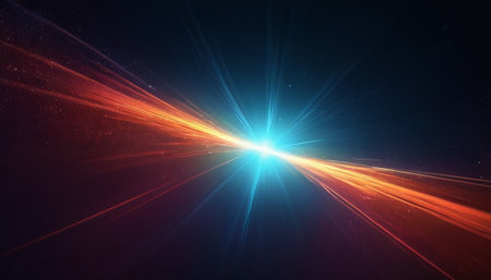 abstract background with rays and lights, digital artwork for creative graphic designの素材