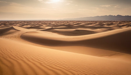 Sand dunes in the Sahara desert, Merzouga, Moroccoの素材