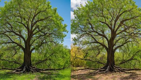 Populus euphratica, also known as the Populus euphratica, is a deciduous tree in the genus Populus.の素材