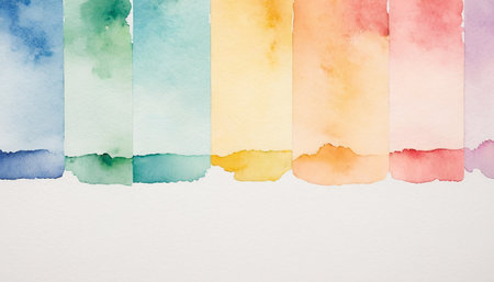 Watercolor background. Abstract colorful watercolor background. Texture paper.の素材