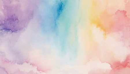 Abstract watercolor background. Pastel colors. Digital art painting.の素材