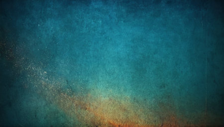Grunge blue background with space for your text or image.の素材