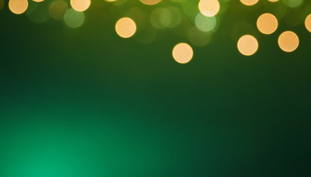 Abstract circular bokeh background of Christmaslight. Defocused background.の素材