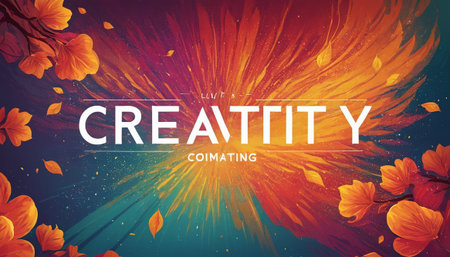 Beautiful floral background with space for text. Vector Illustration.の素材