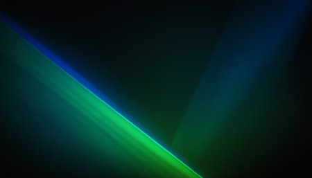 Abstract multicolored lines on a black background. Colorful backgroundの素材