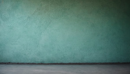 Green cement wall and floor texture background. 3D Rendering.の素材
