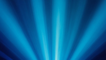 abstract blue background with some smooth lines in it and some rays in itの素材
