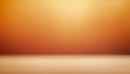 Abstract blurred orange background with light from the window, use for backgroundの素材