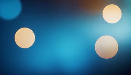 Abstract circular bokeh background. Colorful circles of light.の素材