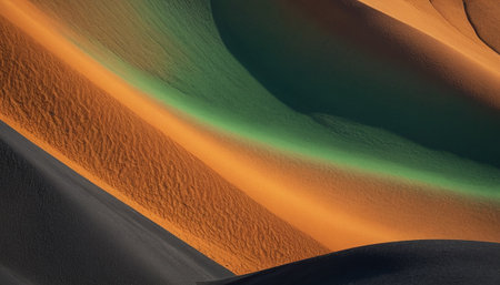 Sand dunes in the Death Valley National Park, California, USAの素材