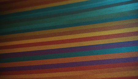 colorful background with stripes and lines, closeup of photo.の素材