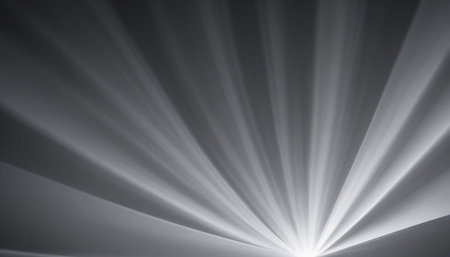 Abstract background for web design. Light rays from the central point.の素材