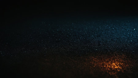 glitter vintage lights background. gold and black. de-focusedの素材