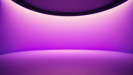 Purple stage background for presentation or mockup. 3d renderの素材