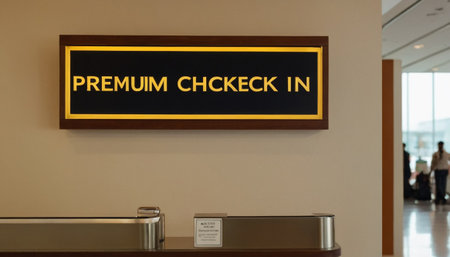 Pepulmonary Check In sign at the airport in Prague.の素材