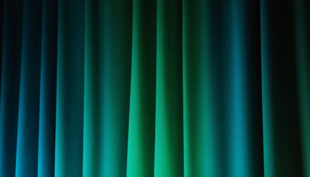 Abstract background of blue and green curtain. Abstract background for design.の素材