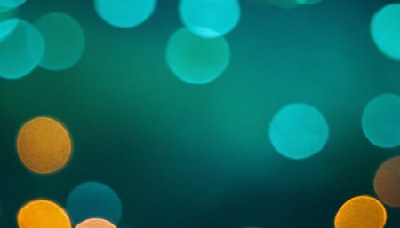 Abstract circular bokeh background of Christmaslight, New Year backgroundの素材