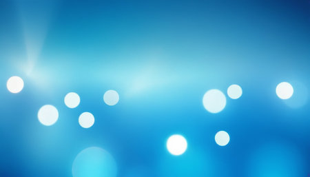Abstract blue bokeh background with copy space for your text.の素材