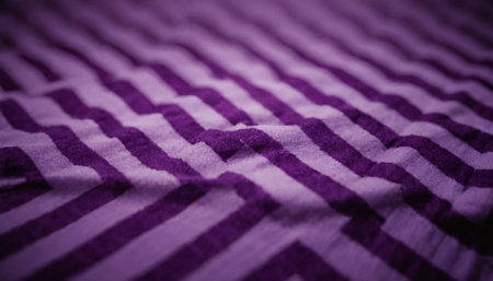Texture, background, pattern, postcard, silk fabric of purple color with stripes, the fabric is knitted with a checkered patternの素材