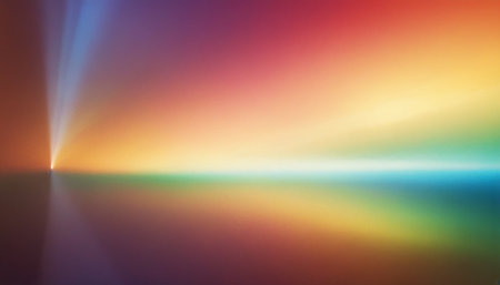 Sunset over sea. Colorful abstract background for your design.の素材