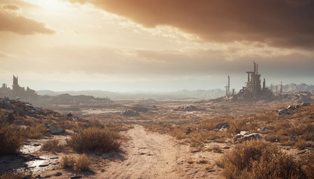 Ruins of a very heavily polluted industrial factory, industrial series.の素材