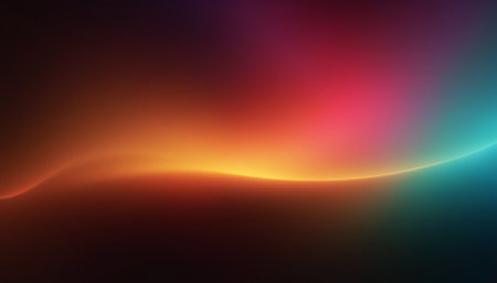 abstract background with a glowing wavy pattern, computer generated imagesの素材